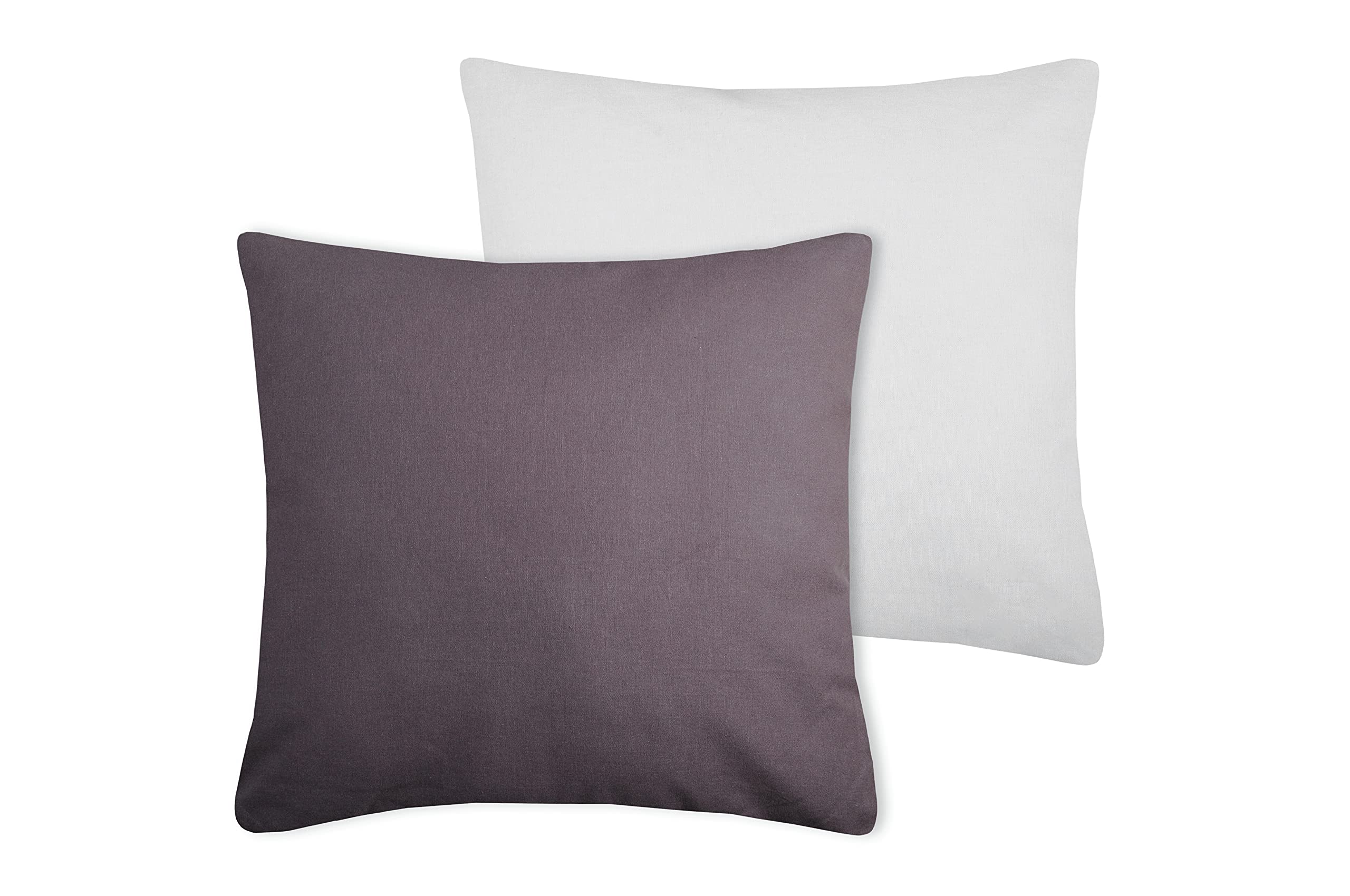 Cuscino Arredo Lovely Casa Duo 50x50 Cm – 100% Cotone – Colore Ecru/lino
