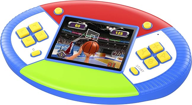 Beijue Handheld Games for 14+ with 220 16 Bit Video Game,Handheld Gaming Stuff for Boys and Girls,Portable Rechargeable Family Retro Player Party Favors Christmas Birthday GiftBlue