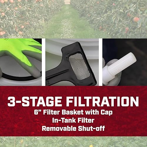 Miniatura 8 de Chapin 61800 mochila pulverizadora ProSeries para fertilizantes, herbicidas, y pesticidas, 4 galones