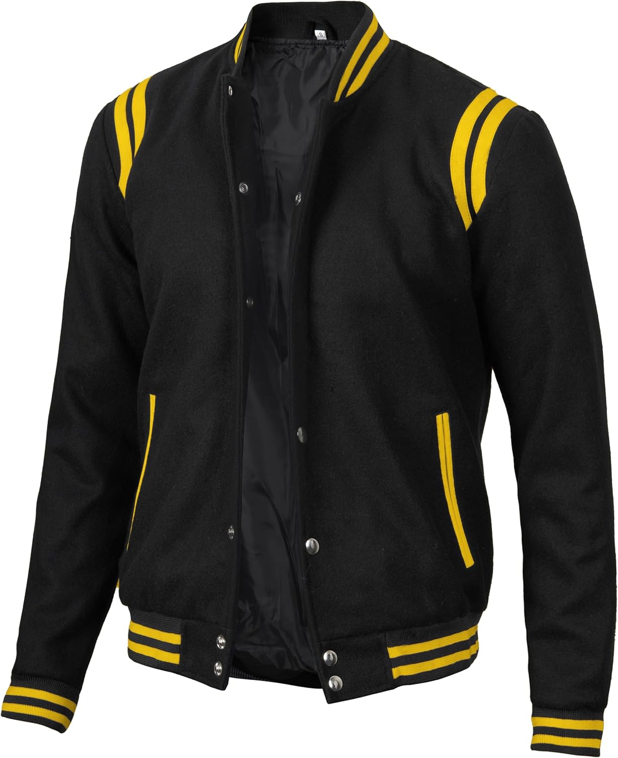 Chaqueta universitaria Decrum Wool para hombre Chaquetas Letterman estilo  bombardero de béisbol de secundaria