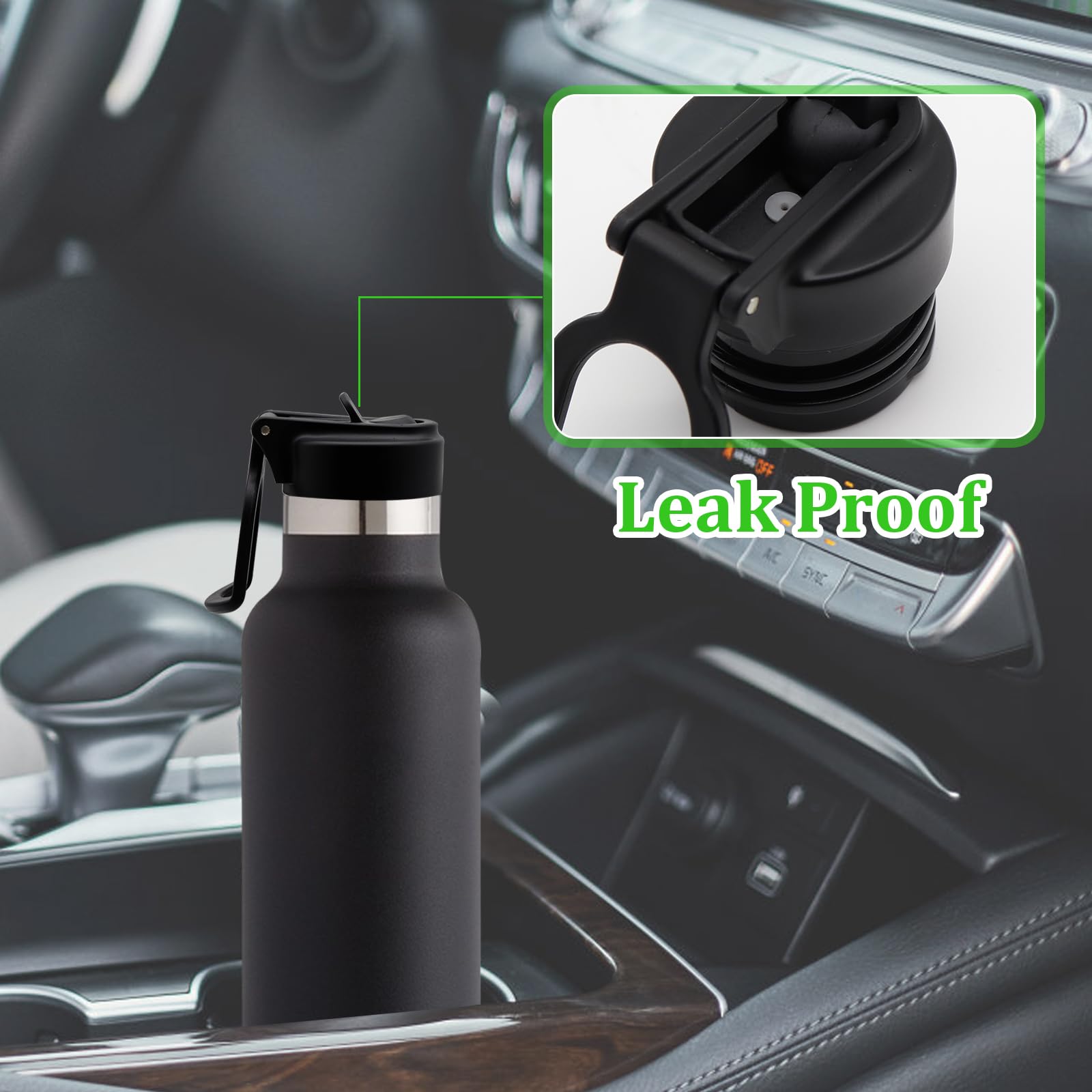 PHULWEL Straw Lid for Hydro Flask Standard Mouth Lid with Straws Fits Hydroflask Standard Mouth - Image 4