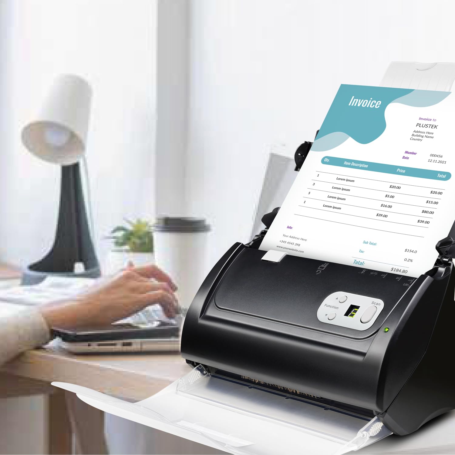 Plustek SmartOffice PS288 Plus Duplex Dokumentenscanner