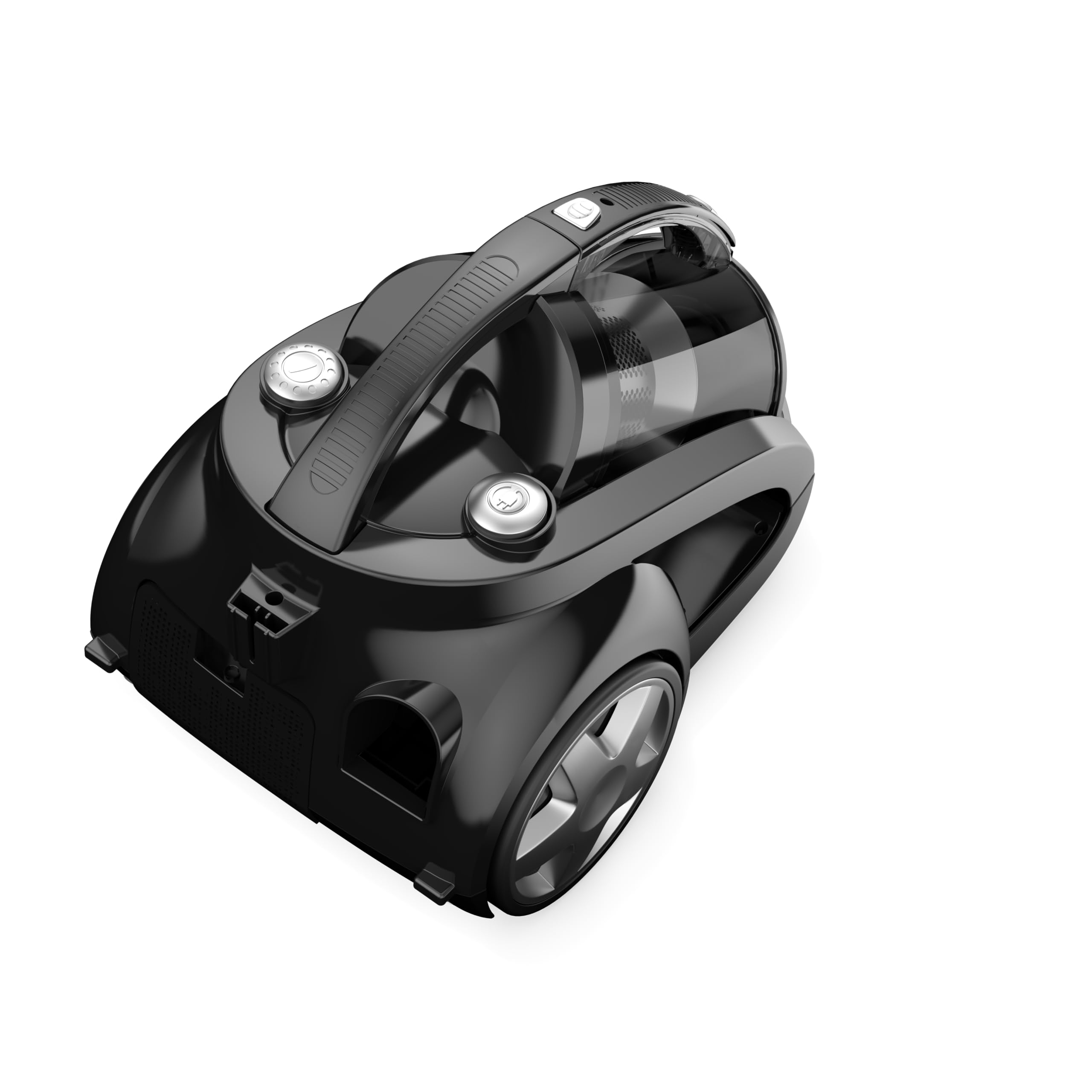 TESLA BG202BGE - Aspirador sin Bolsa (800W, Nivel sonoro 78 dB, Radio de Trabajo 8m, Filtro HEPA Lavable, Capacidad del depósito 2,50L, Nivel de Potencia min-MAX) Negro