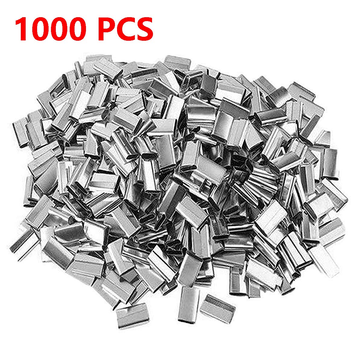 Manuelles Umreifungsset, Verpackungs-Umreifungsband-Set, Poly-Paletten-Umreifungsset, manuelles Umreifungswerkzeug-Set, inklusive Umreifungszange, Spanner, 1200m Umreifungsset, 1000 Clips