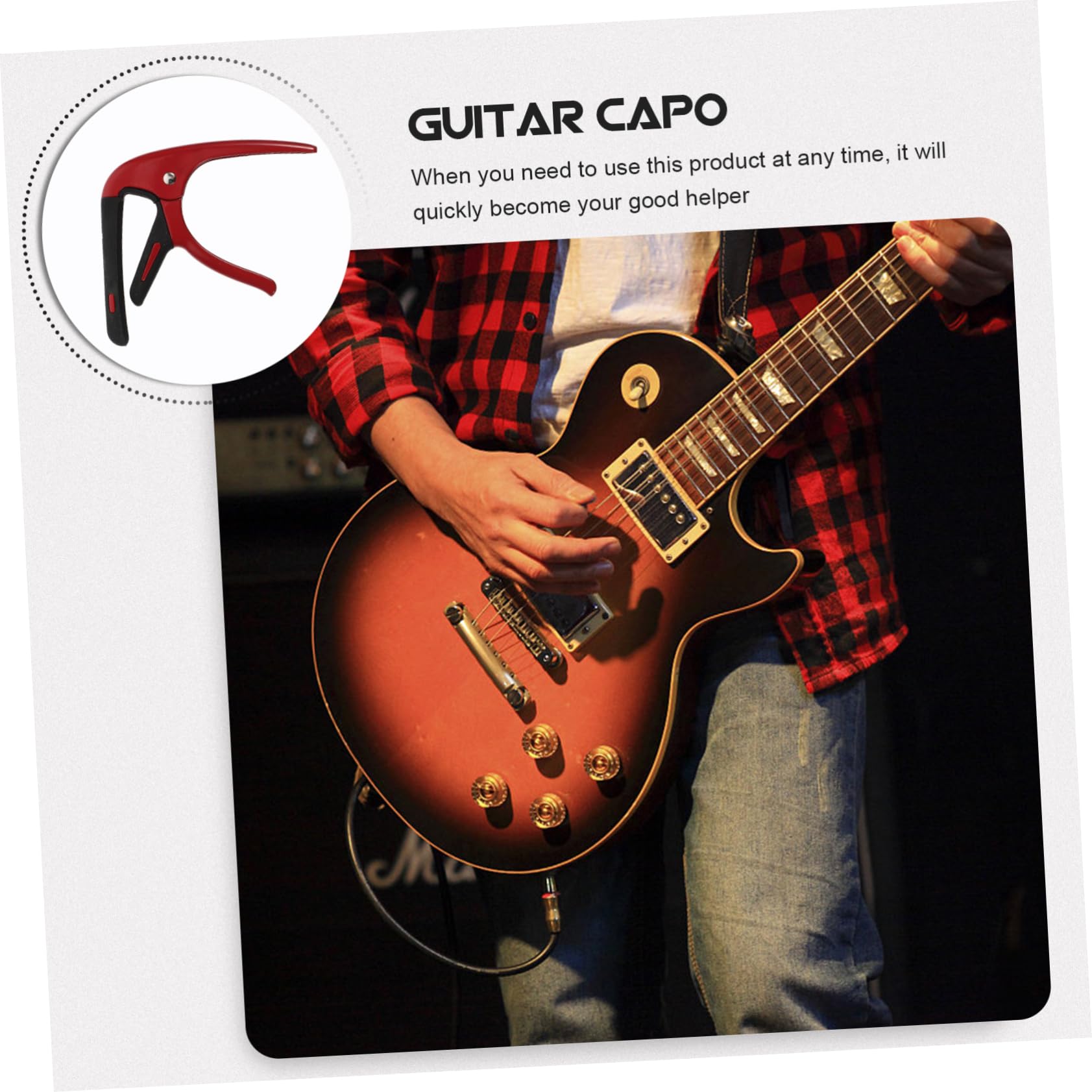 3sätze Professioneller Gitarren-kapodaster Für Akustik Gitarre Sowie Ukulele Inklusive Plektrum Stabil Und Leicht Zu Bedienen
