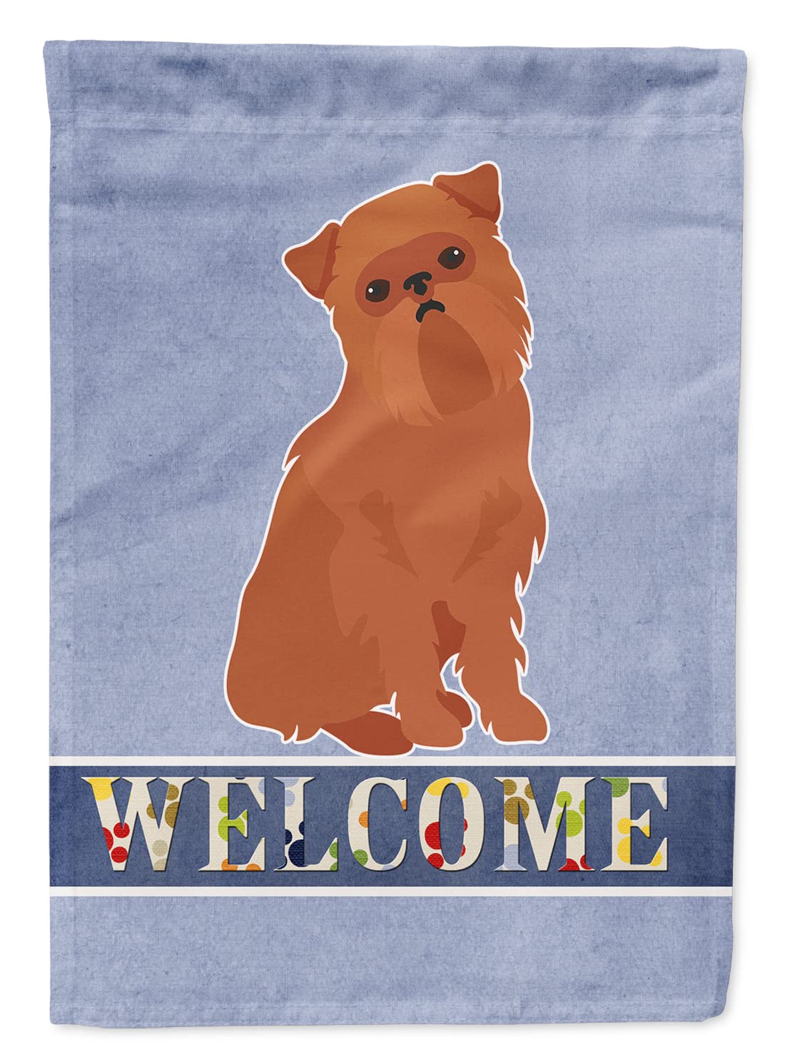 Drapeau Brussels Griffon Welcome résistant aux intempéries grand format