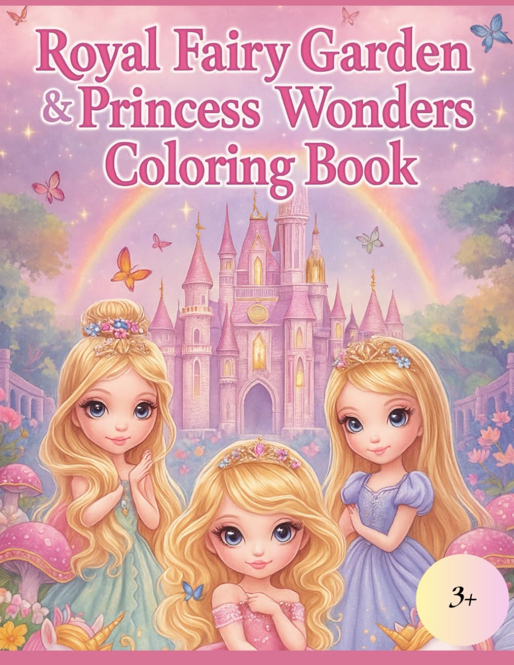 Royal Fairy Garden & Princess Wond – Tiny Wonders Collection Cute Princess Coloring Book: Magical Castles, Princess, Fairies & Unicorns |Adorable ... Inches - For Kids Age 3+ (Tiny Wonders Books)