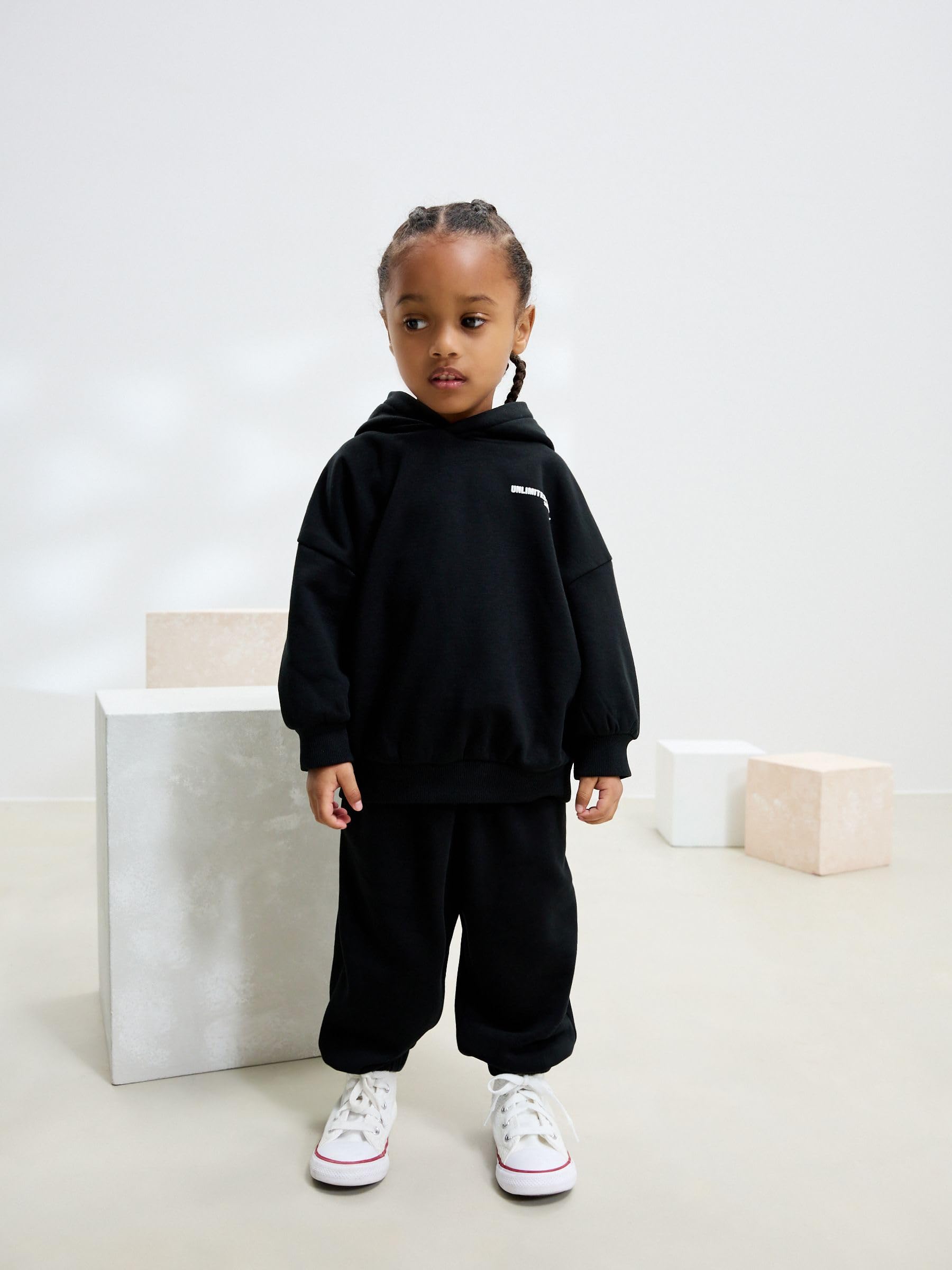 NEXT Jungen Hoodie mit Slogan und Jogginghose im Set 62-122