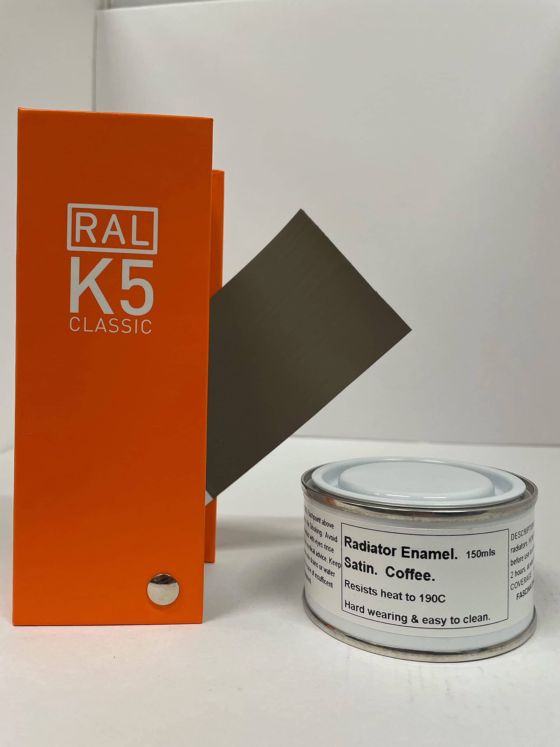1 x 150ml Coffee Heat Resistant Satin Radiator Paint