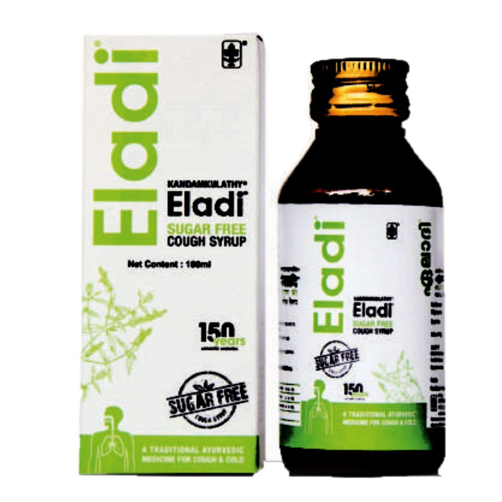 Kandamkulathy Eladi Sugar free cough syrup 100ml Buy Online in United Arab Emirates at