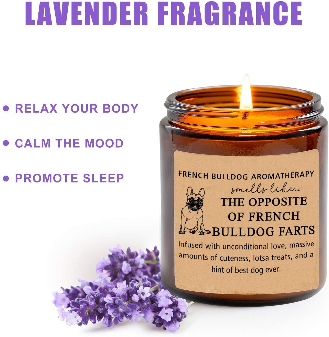 French Bulldog Gifts - French Bulldog Mom - Funny Frenchie Gift - French Bulldog Candle - Frenchie Dog - French Bulldog Lover