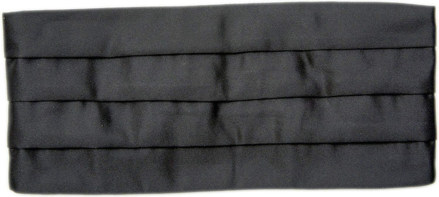 New Mens 5 Piece (5pc) Complete Single Breasted Black Tuxedo Suit Black 42 Regular