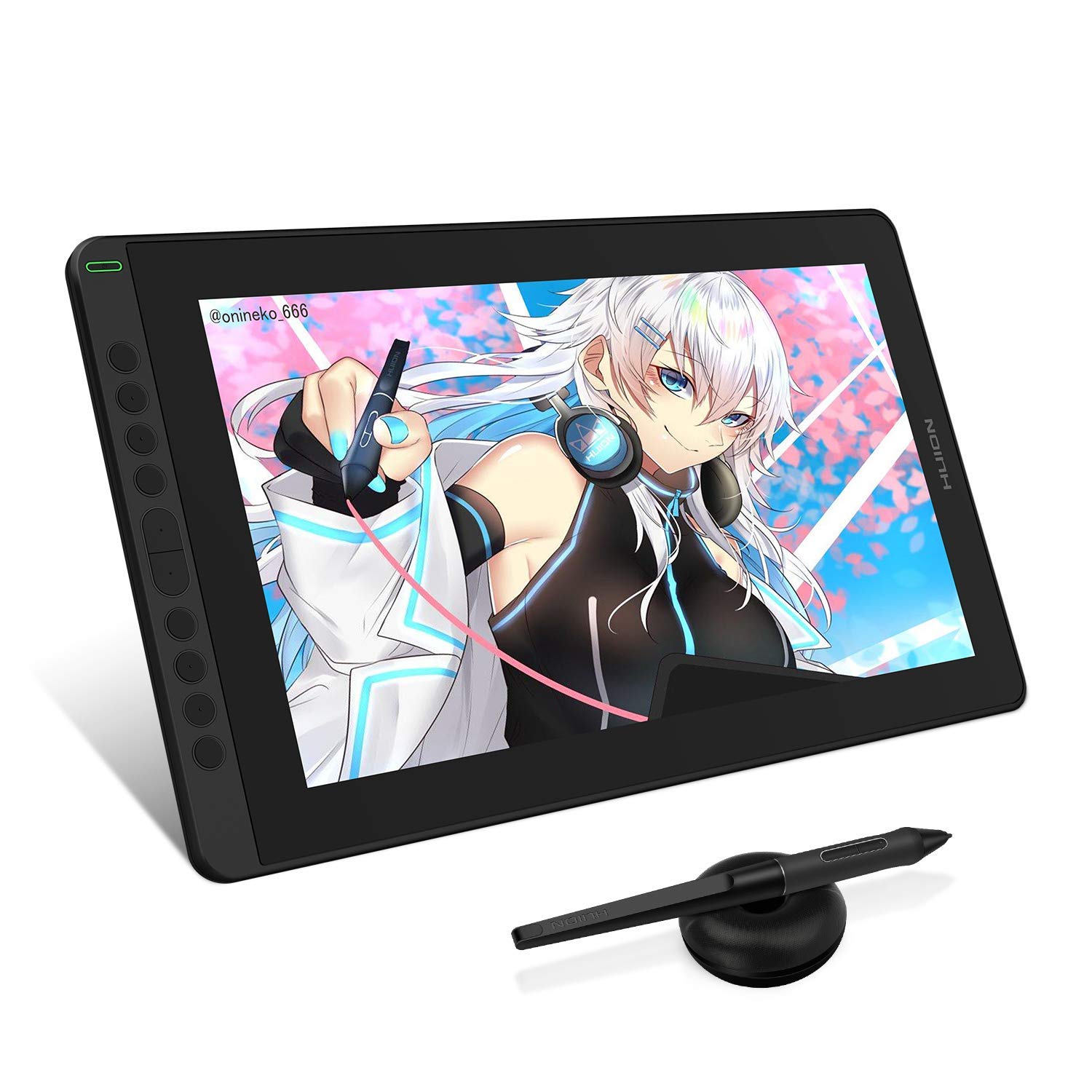 Amazon.co.jp: HUION 液タブ 液晶ペンタブレット Kamvas 16(2021) 15.6  