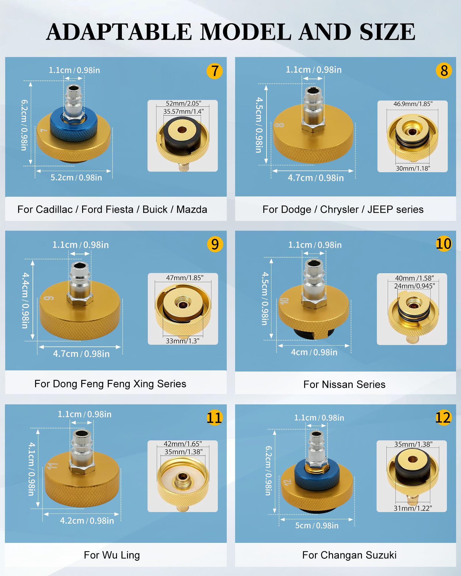 RUIZHI 17tlg Auto Bremsenentlüftungsgerät Adapter Set, mit Schnellkupplung Bremsflüssigkeit entlüften oder nachfüllen, Bremsen Entlüftungsgerät Kfz Bremsenentlüfter Adapter Universal