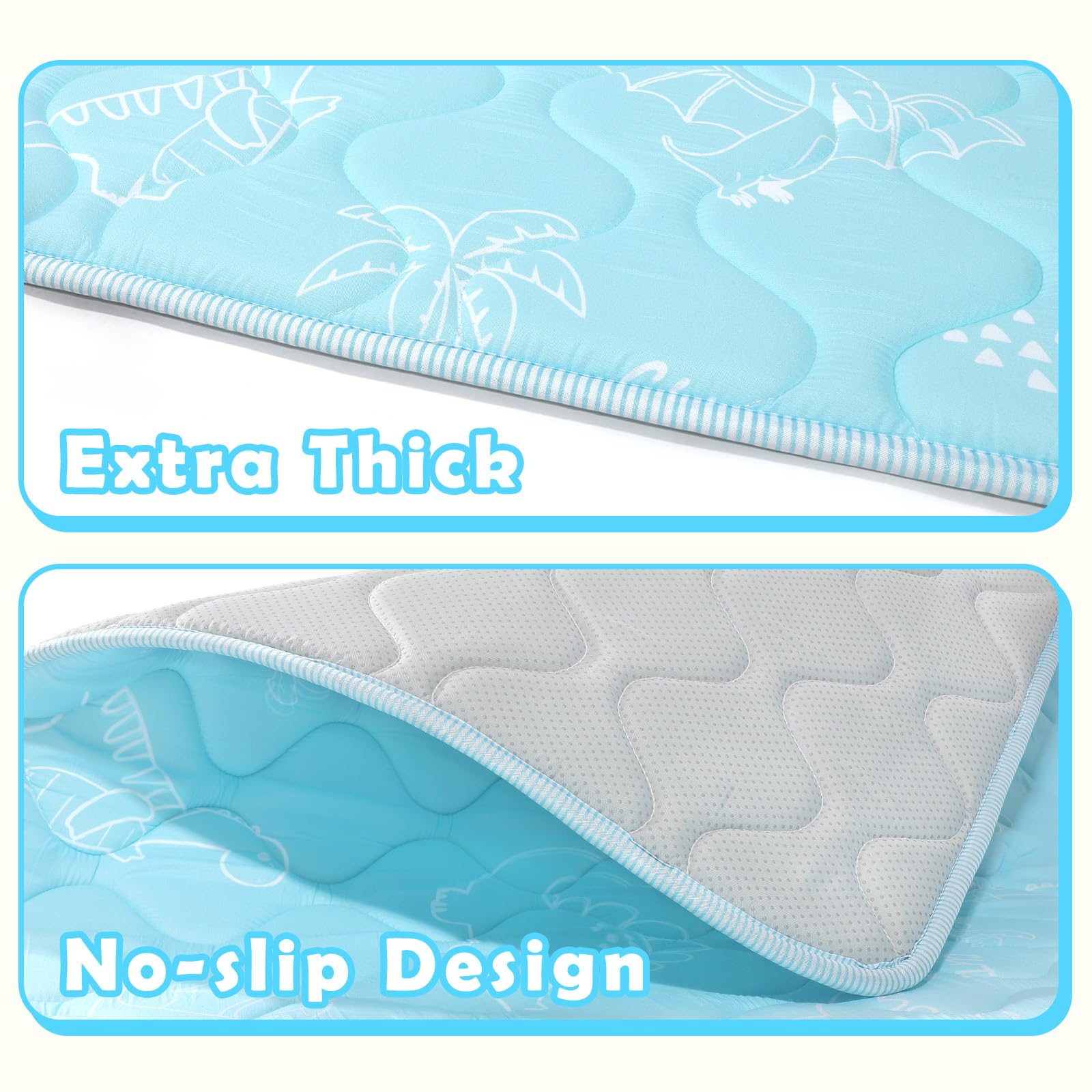 alldomess Baby Play Mat for Floor,180x150cm Large Playmat, Soft and Safe Foam Floor Mat Washable Foldable for Boys & Girls - Image 3