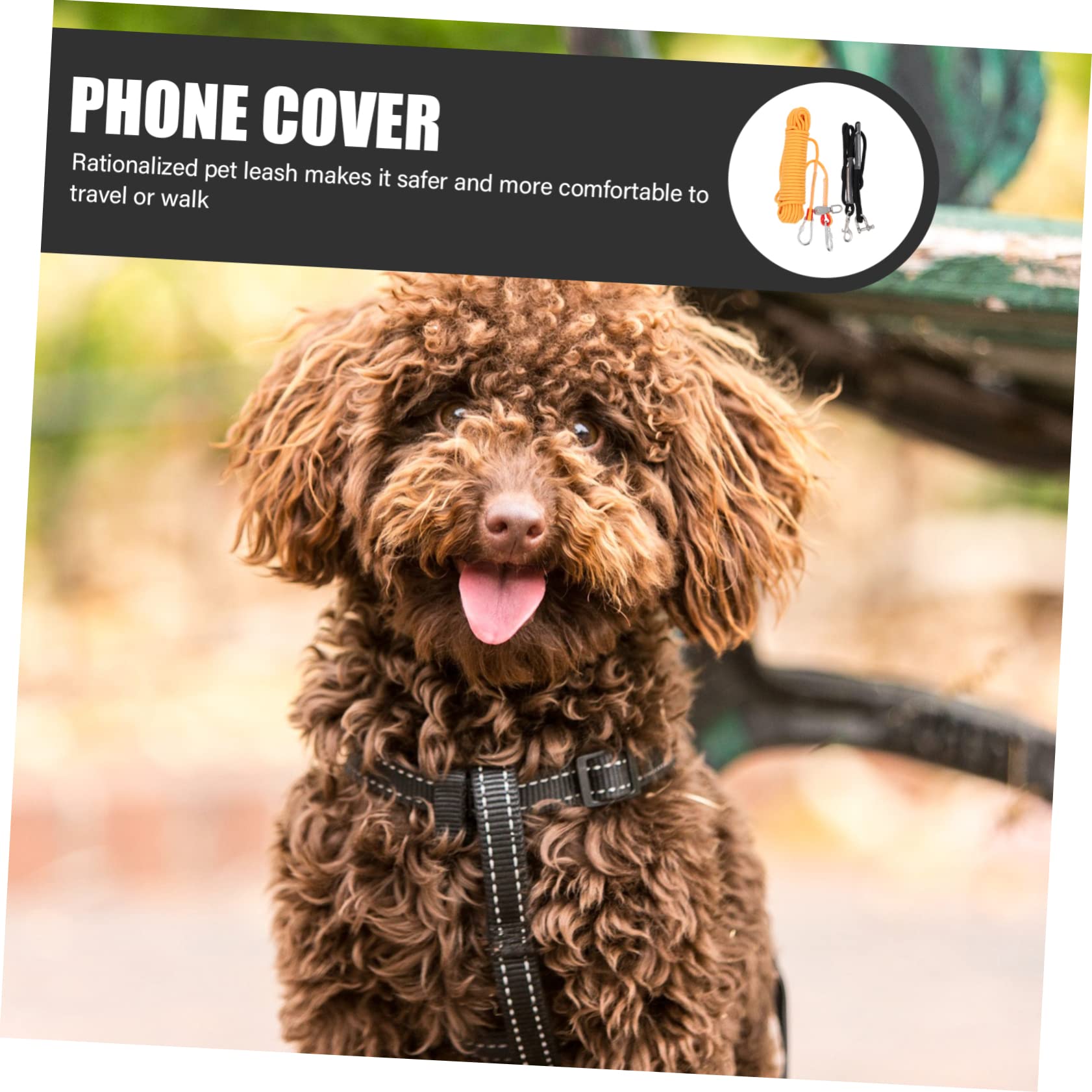 Kisangel Cables para Acampar Perros Cadena Resistente para Perros De Nylon Accesorio para para Camping Mascotas Cable para Cachorros De Metros