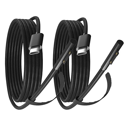 Miniatura 14 de PD100W USB-C Cable de carga compatible con Surface Pro Laptop Microsoft Surface Pro 10/9/8/7+/7/6/5/4/3/X Windows Surface Laptop 6/5/4/3/2/1 Surface
