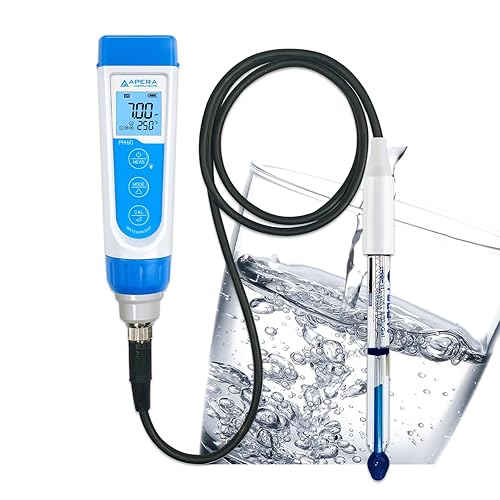 Miniatura 8 de Apera Instruments AI311 Premium Series PH60 Kit de prueba de pH de bolsillo a prueba de agua sonda reemplazable precisión de pH de  001