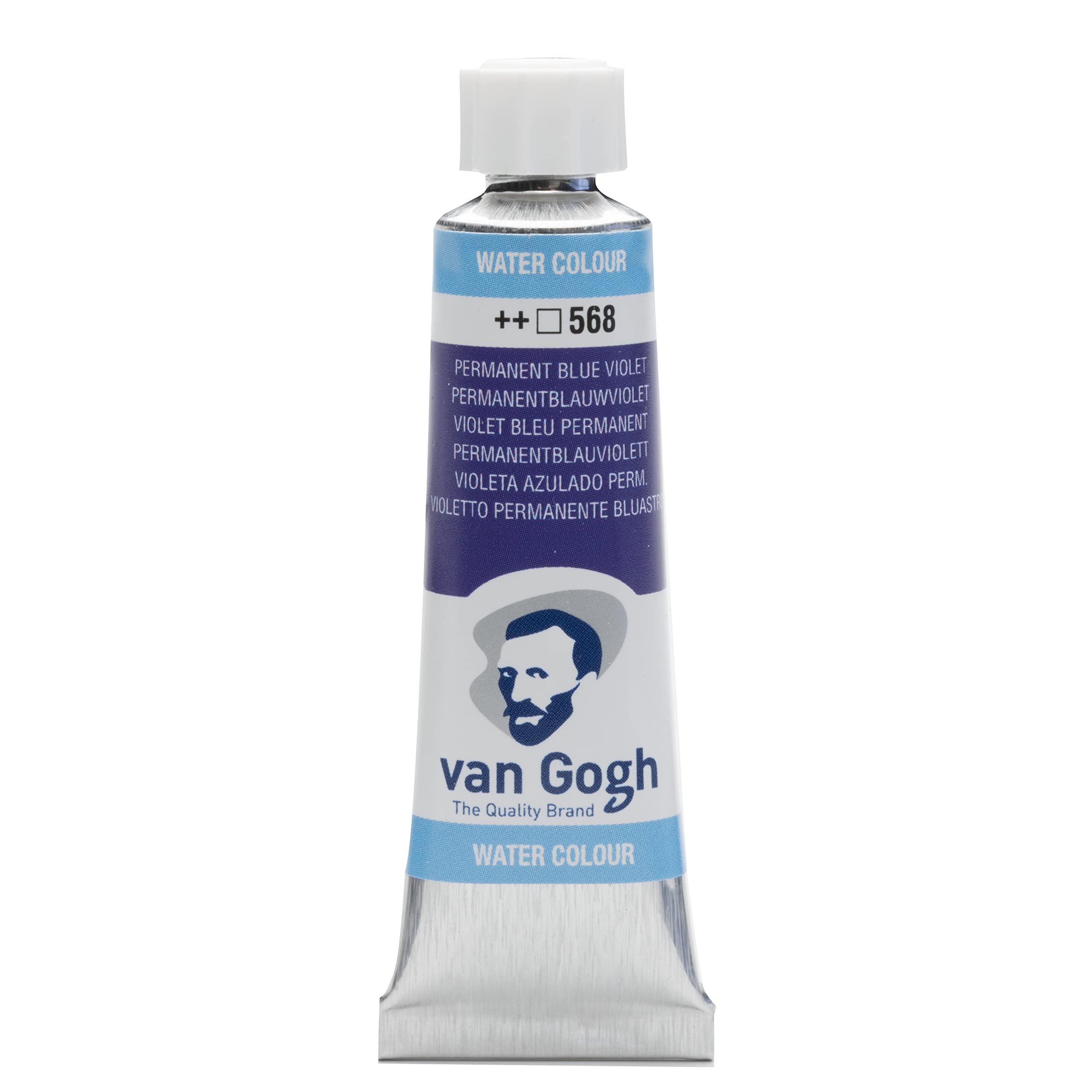Van Gogh Watercolour Paint, 10ml Tube, Permanent Blue Violet 568