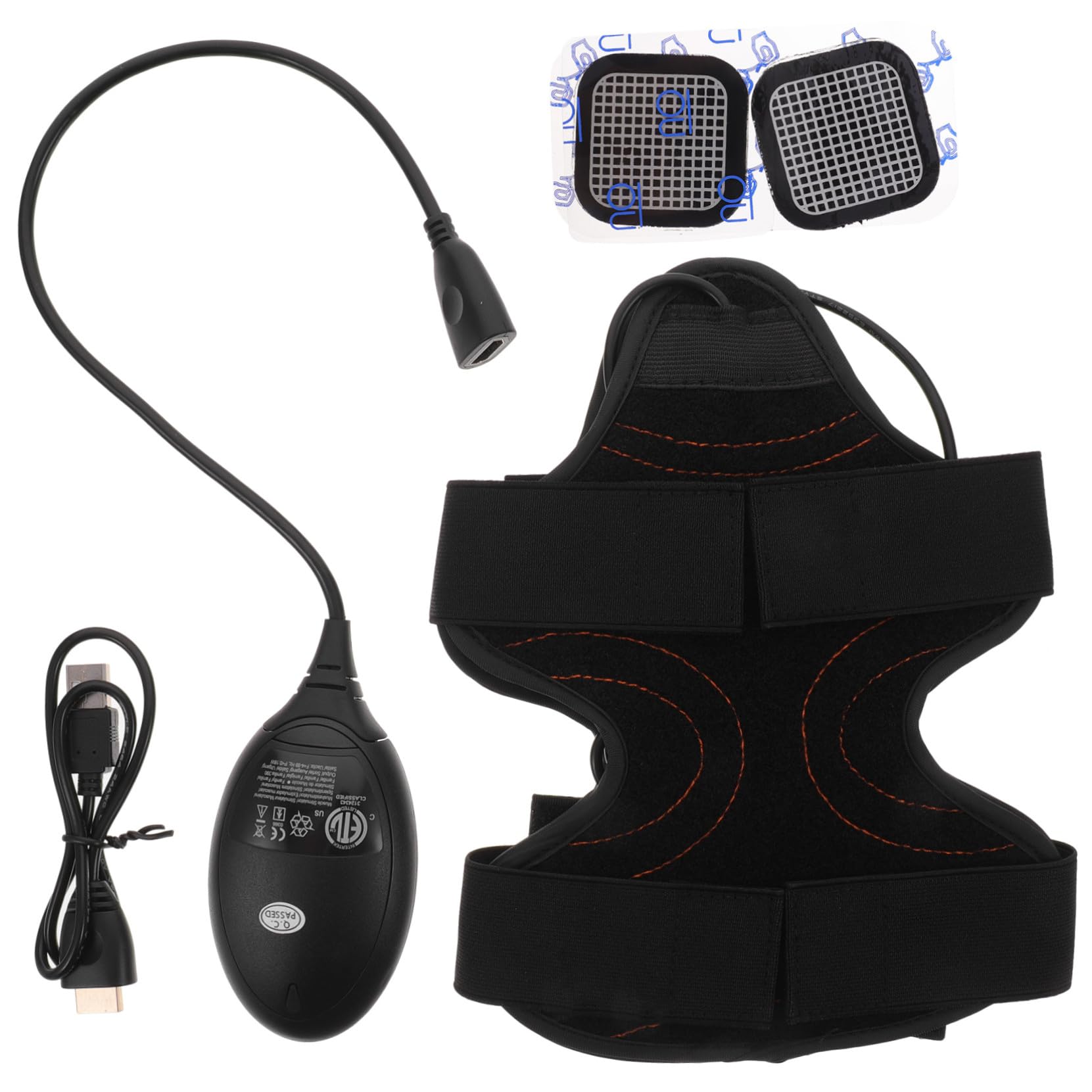 BESPORTBLE Cinturón Reductor Brazos y Piernas con Tecnología Microelectrónica Estimulador Muscular para Tonificar Muslos y Pantorrillas Casa Accesorio Fitness Mujer
