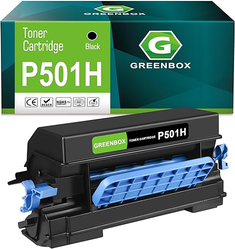 GREENBOX Cartucho de tóner compatible P501H de repuesto para Ricoh 418446 para impresora IM 430FB P501H P501 tipo P 501H, 1 negro, 14,000 páginas
