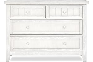 White Pine Antique Distressed Double Dresser
