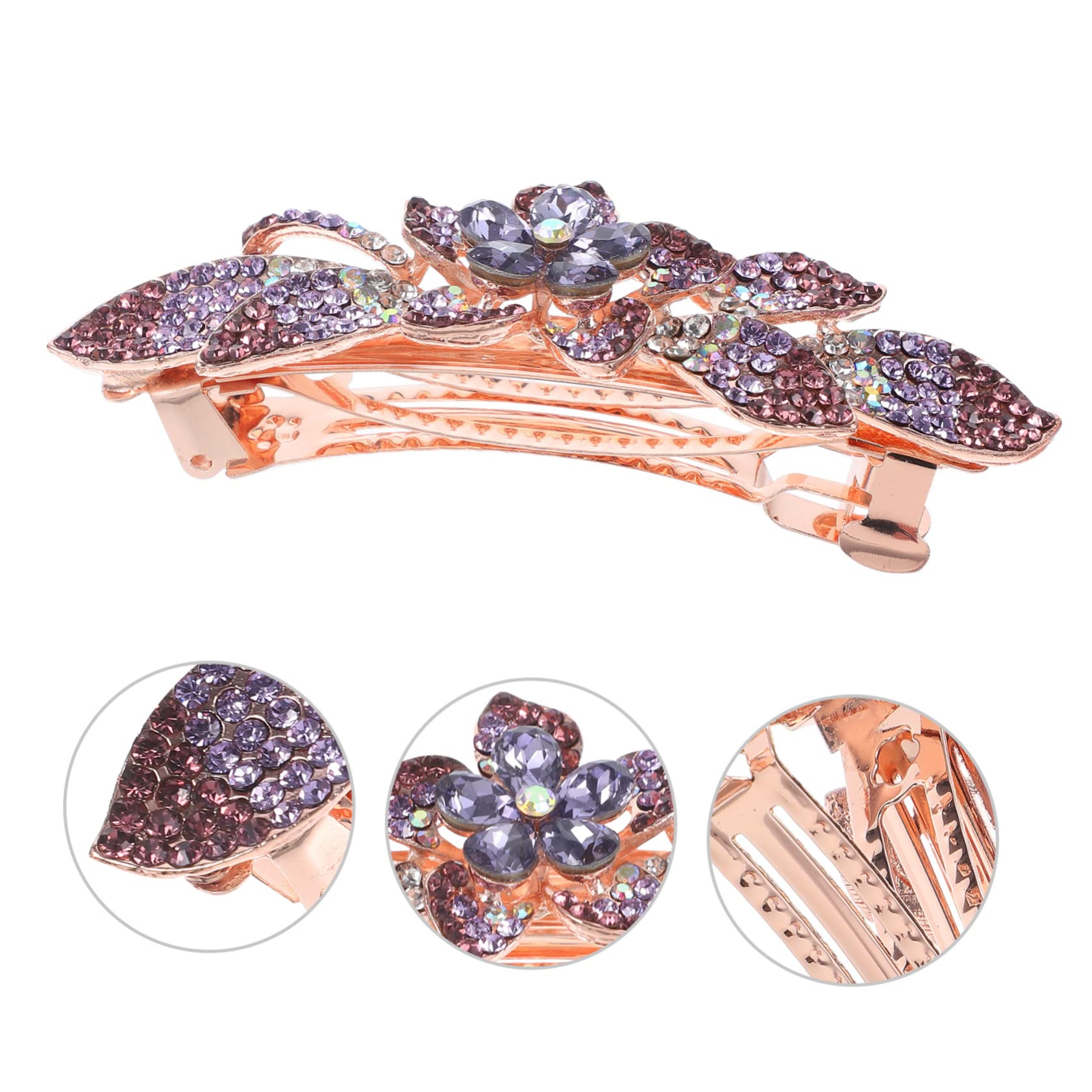 FRCOLOR 25 Piezas pasadores de pelo para mujeres de pelo grueso pasadores de pelo francés pinzas para el cabello rectangulares hair clips horquillas moño Pinzas para el cabello metálicas