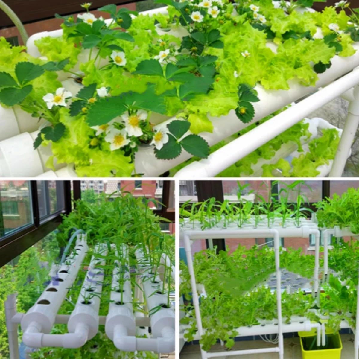 10 PZ Raccordi for Tubi IN PVC OD 20/25/32mm Lunghezza Del Tubo Di Fogna 50 cm Giardino Irrigazione di Drenaggio In Plastica Accessori Idraulici bianco/Blu/Grigio(White,32mm)