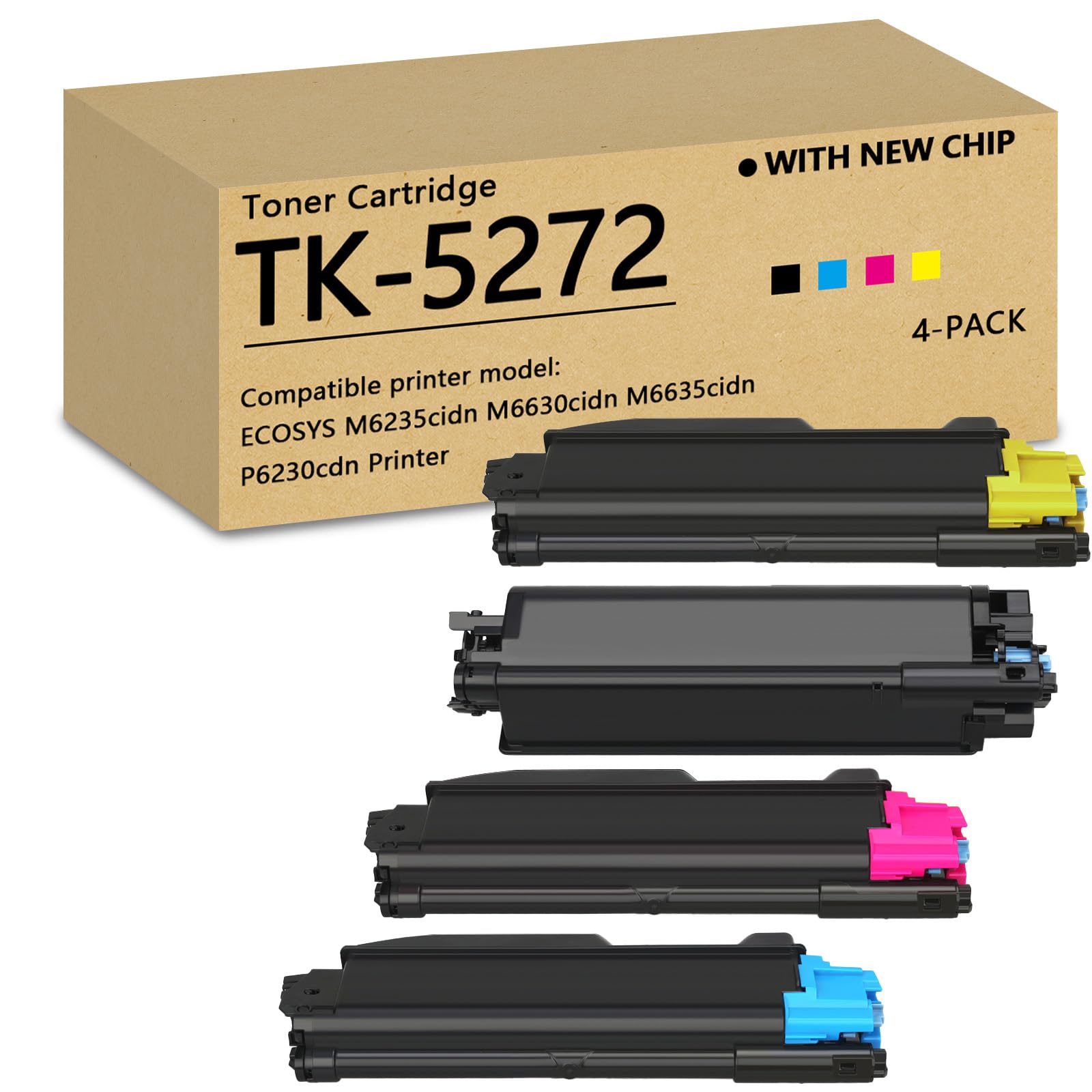 TK5272 Toner Cartridge Compatible TK5272K TK5272C TK5272M TK5272Y