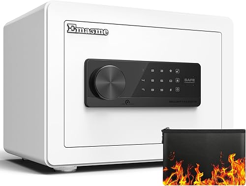 Caja fuerte, caja de seguridad para el hogar para dinero, documentos en efectivo, cajas fuertes pequeñas para el hogar con teclado electrónico