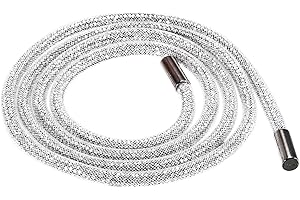 Rhinestone Wonder: MECCANIXITY 6mm Rhinestone Tube Rope for Dazzling DIY Crafts