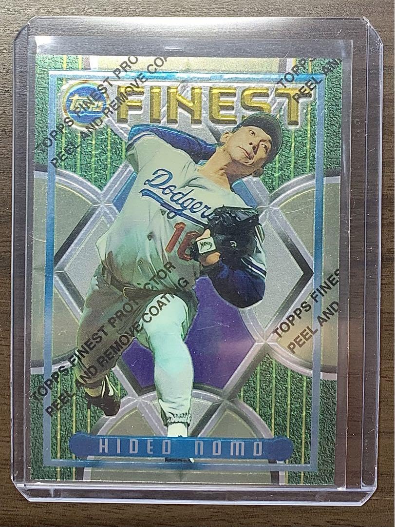 Amazon.co.jp: 1995 topps finest 野茂英雄 ドジャース ルーキーカード 