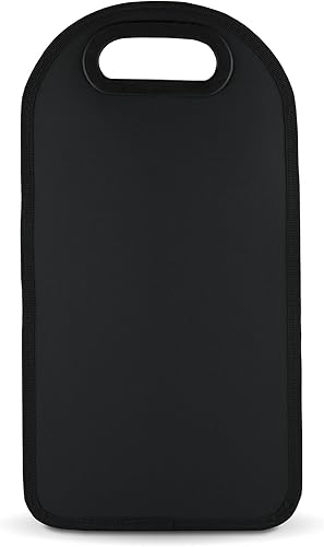 Miniatura 8 de Bolsa de vino metropolitana True, de True Fabrications, incluye 2 copas de vino, 2 servilletas, 1 sacacorchos y 1 tapón de botella, Negro