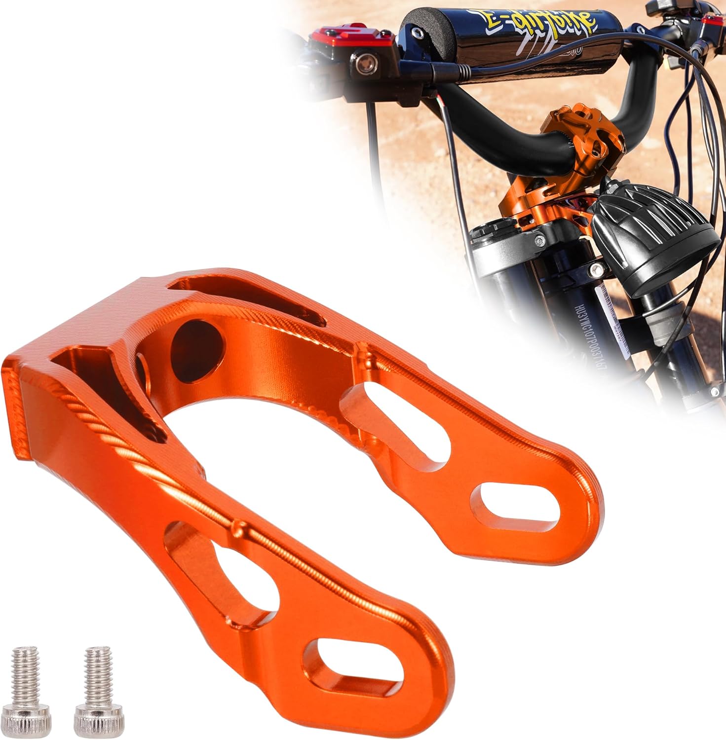 Upgrades Surron Headlight Headlamp Mount Bracket, Novel Design Headlamp Mount Bracket for Sur Ron Light Bee X Segway X160 X260, Purple