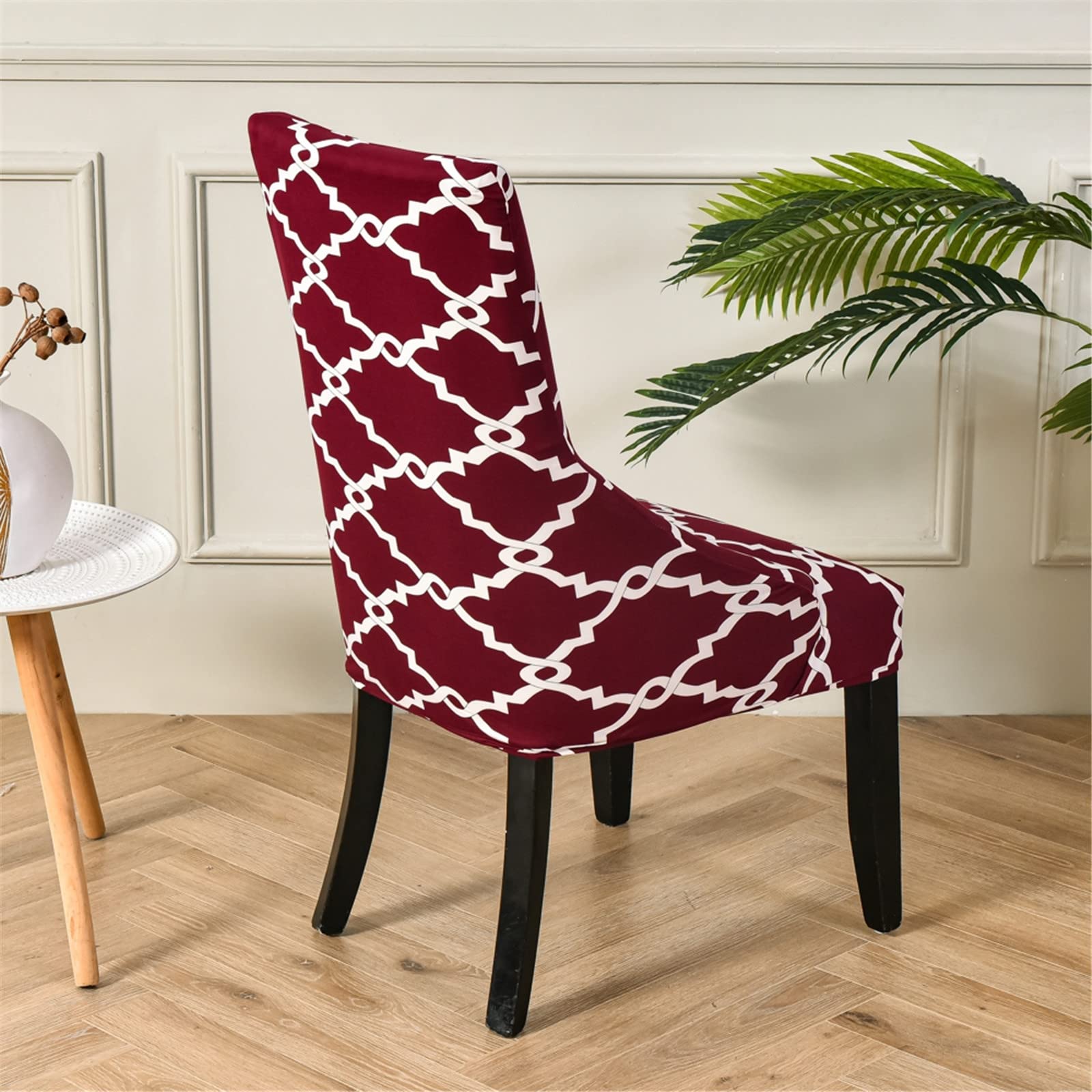 Wingback Coprisedia Elastica Con Schienale Ad Ala | Copri Sedia Da Pranzo Morbido E Traspirante | Anti-pilling, Protezione Completa