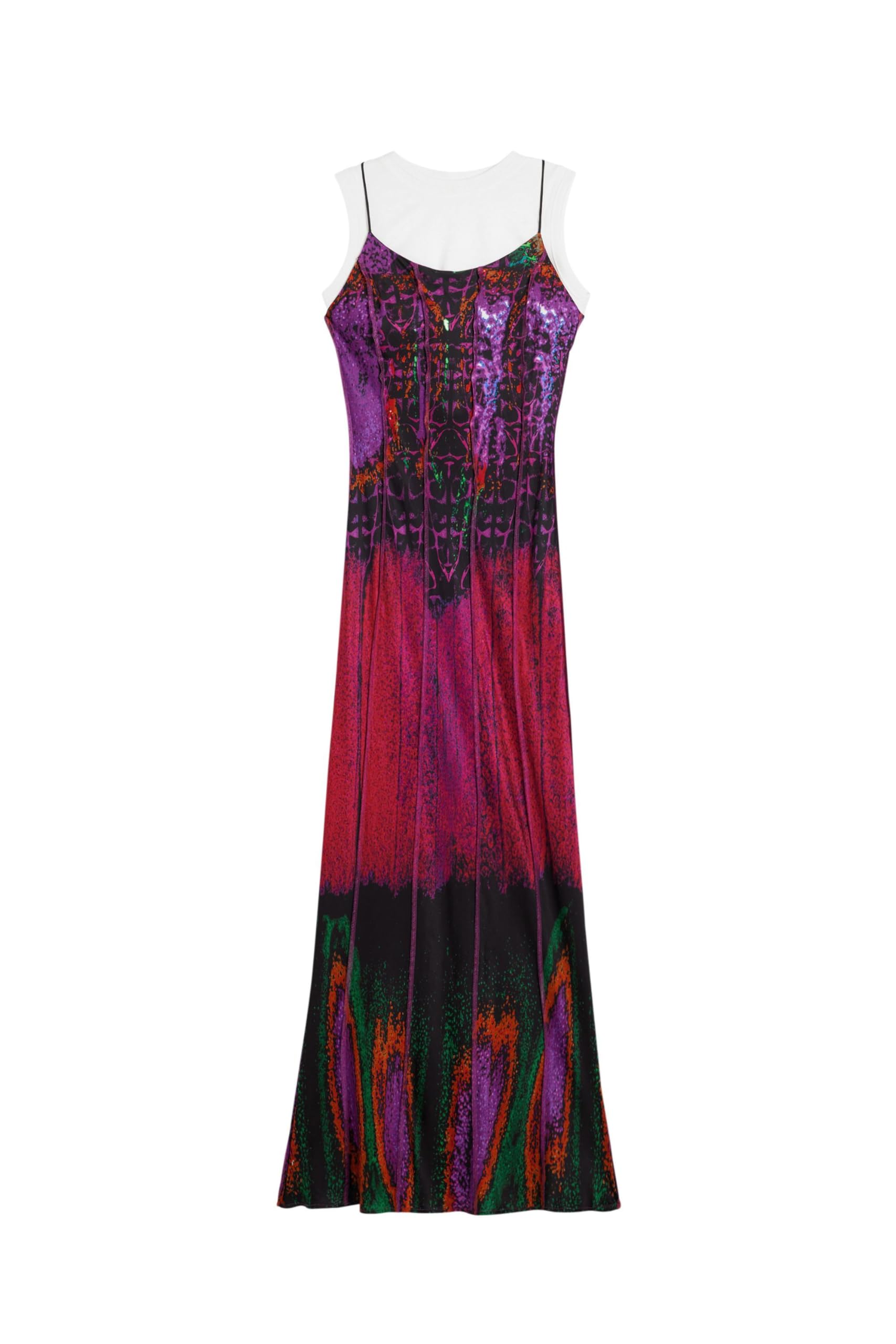 Desigual Vestido sin Mangas de la colección Mujer, Rosa Oscuro, XL