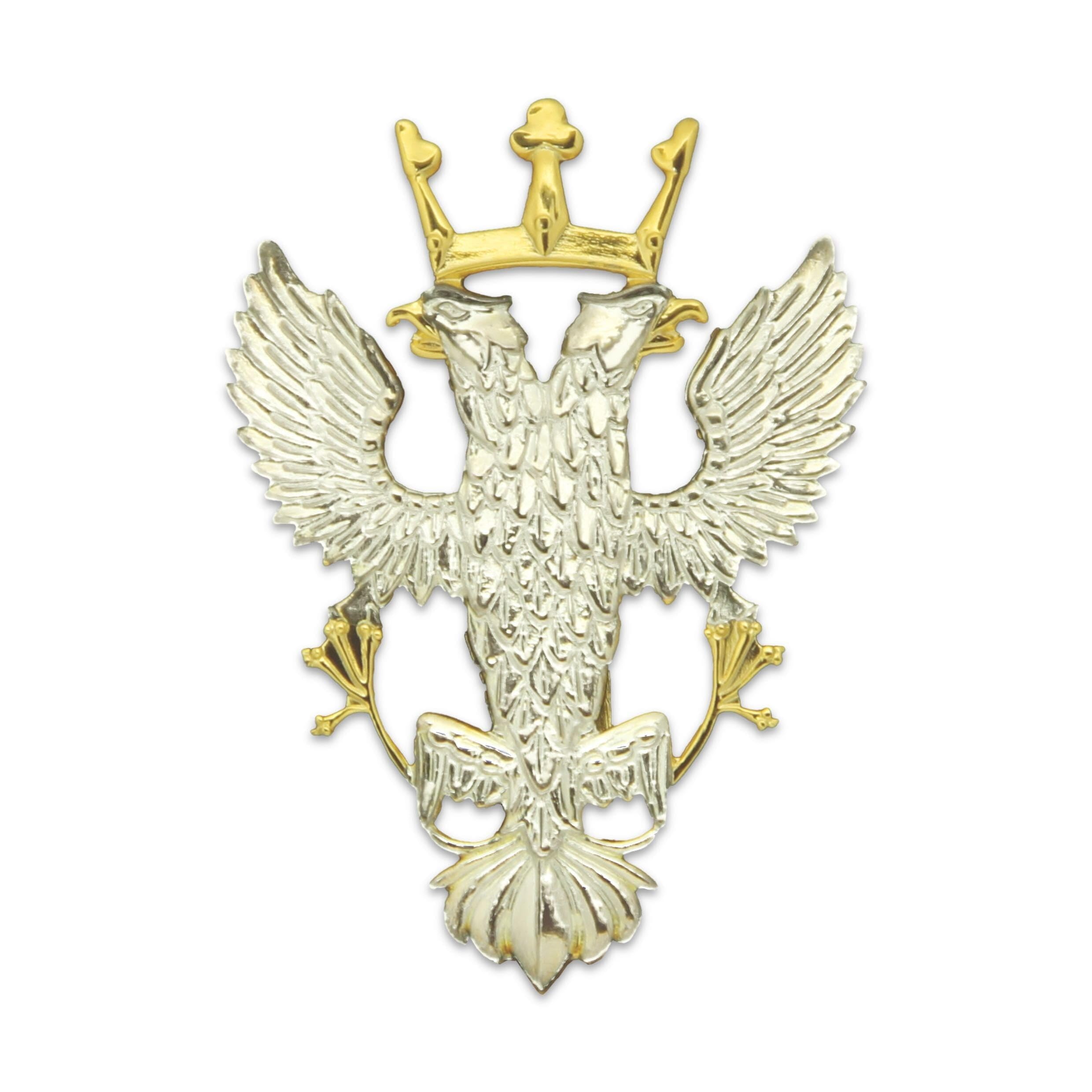 The Regimental Shop Men's Gold/Silver, Silver/Gold Mercian Regit Beret Badge