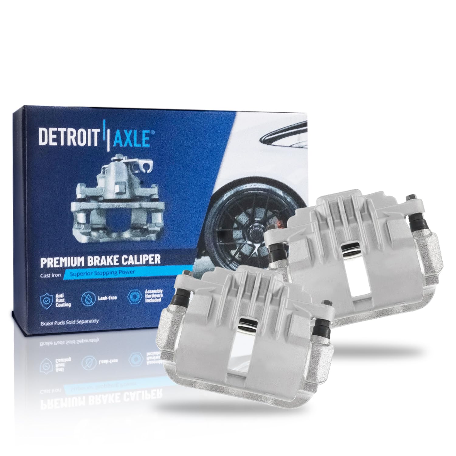 Detroit Axle - 2 Rear Brake Calipers for Chevy Blazer S10 GMC Sonoma Jimmy
