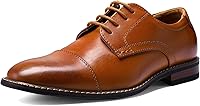 MERIDOS Men's Classic Wingtip Oxford Dress Shoes - Comfortable Lace-Up Formal Business Shoes for Work & Weddings