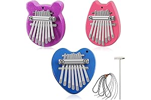 RANMING Brand's New 3 PCK 8 Keys Mini Kalimba Portable Finger Thumb...