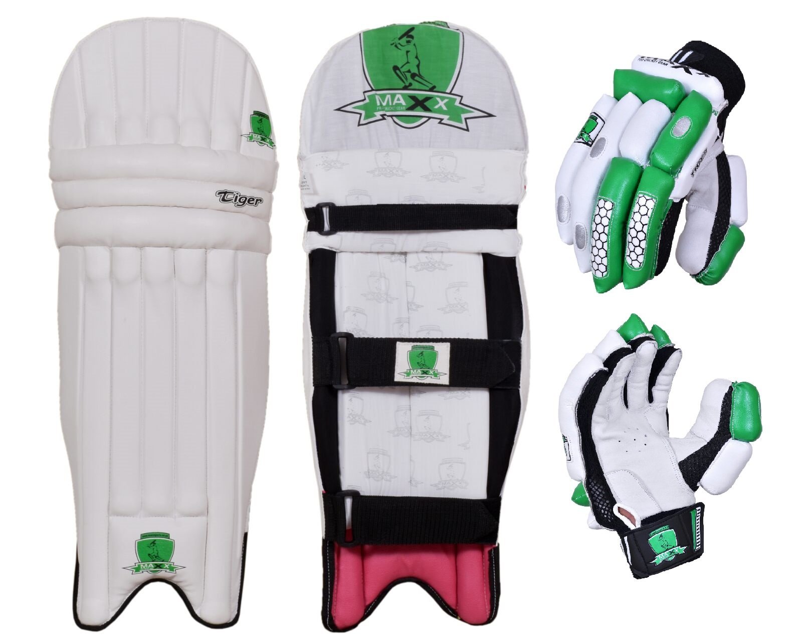 Buy Maxx Tiger Cricket Batting Pad and Glove Hight Quality Gloves Set