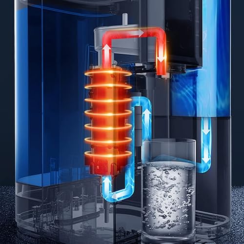 Miniatura 7 de Dispensador de enfriador de agua de carga superior dispensador eléctrico de agua fría y caliente de escritorio de 550 W 3 ajustes de temperatura