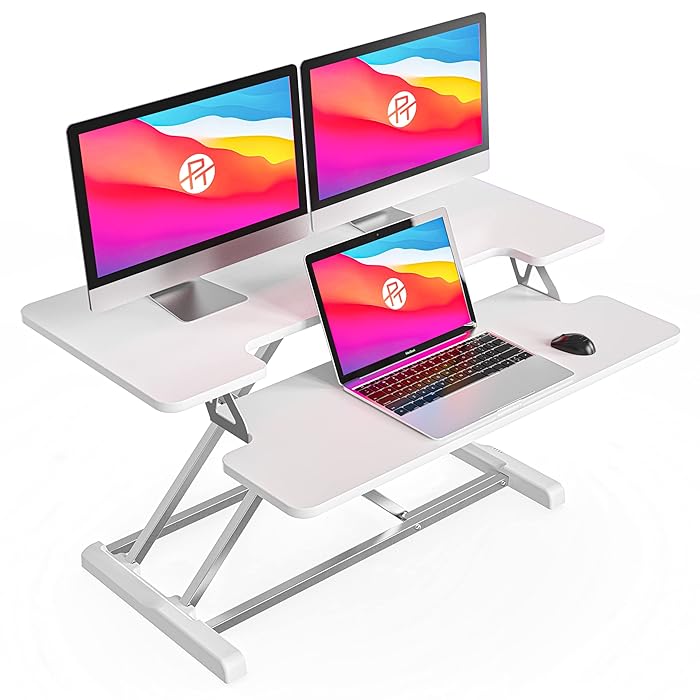 Buy PUTORSEN Standing Desk Converter, 36inch Sit Stand Desk Converter