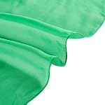 JWSilk Long Silk Chiffon Scarf Solid Color