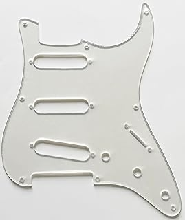 Fit US Fender 57フィート 8ネジ ストラトキャスタースタイル ギターピックガード(1層クリア透明)