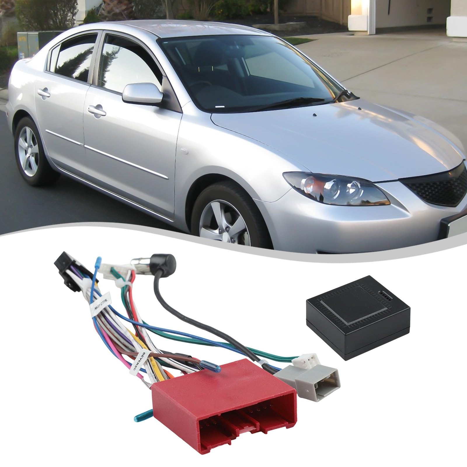 Cable de alimentación Canbus para radio Mazda, compatible con modelos 3, 5, 6, 8, CX 7 para Android Navigation Host instalación directa