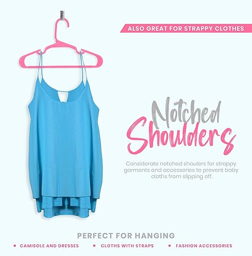 Miniatura 6 de Utopia Home Paquete de 40 perchas para niños, perchas de plástico para bebés de 11.5 pulgadas para armario, perchas para ropa y perchas infantiles