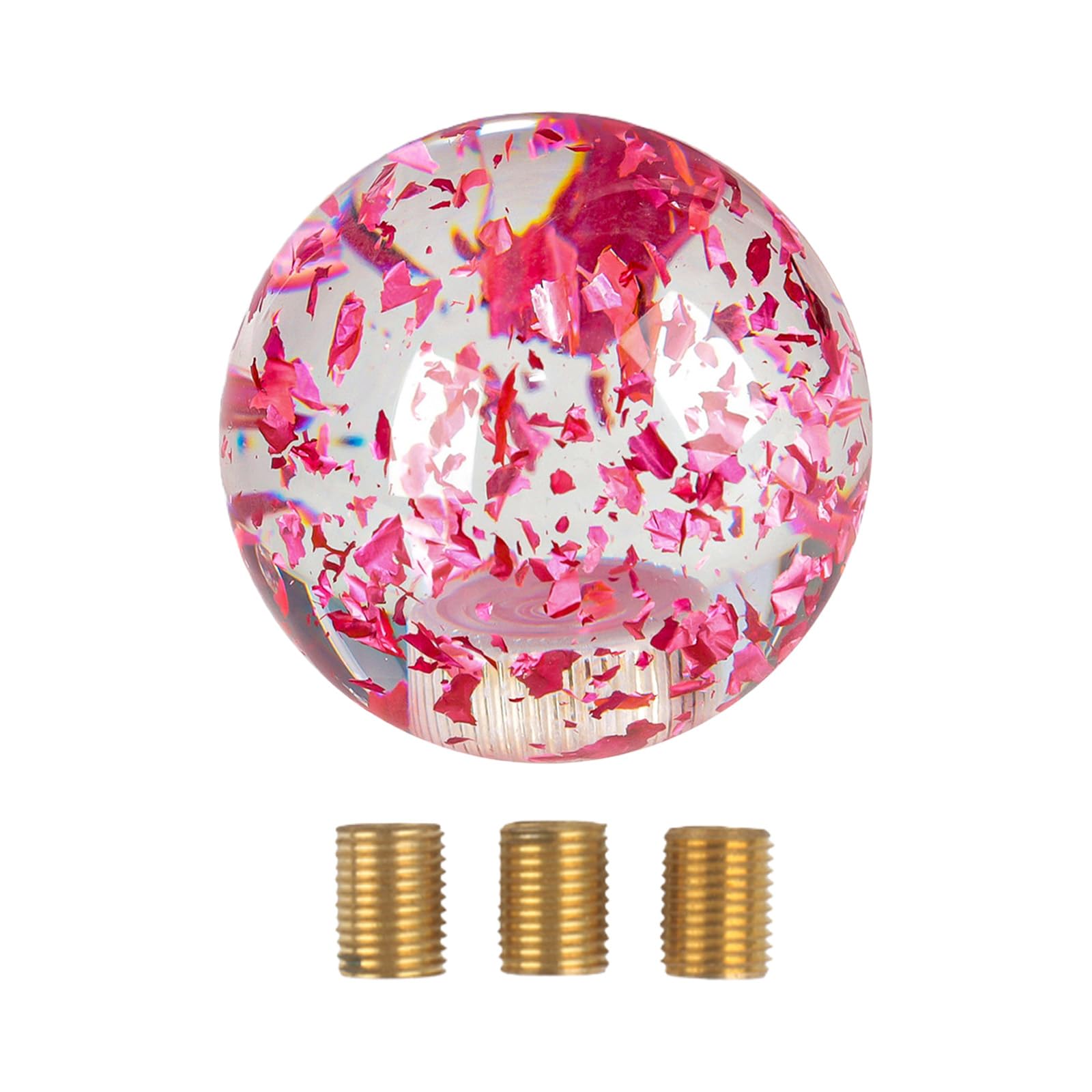 KieTeiiK Premium Crystal Glass Gear Knob for Most Cars Auto Interior Car Shifter Knob Accessories