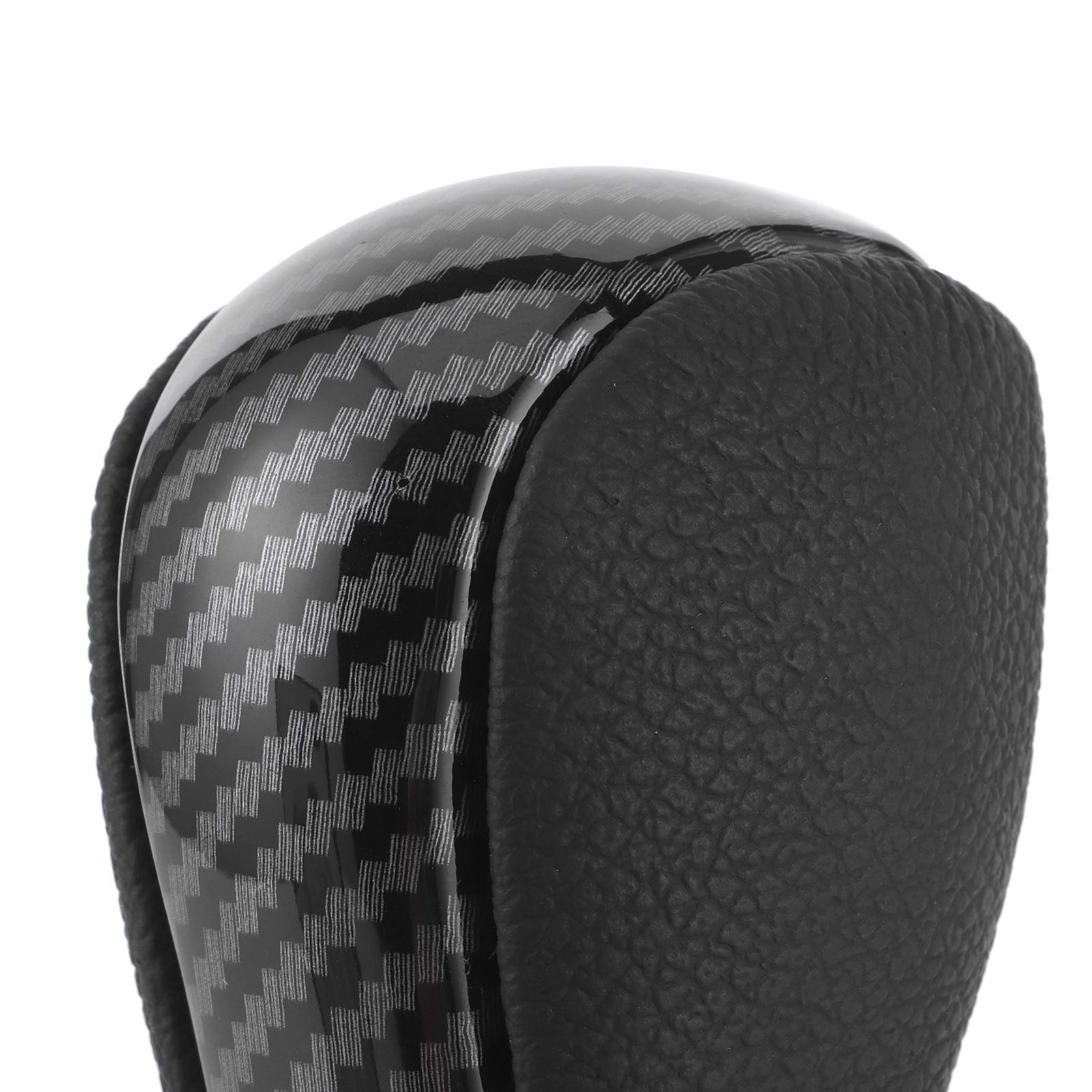 Knob, Carbon Fiber Style High Performance Easy to Install Automatic Lever, Car Replacement Parts Car Accessory for Car Repair Auto Parts(A (Long Pole 180mm))