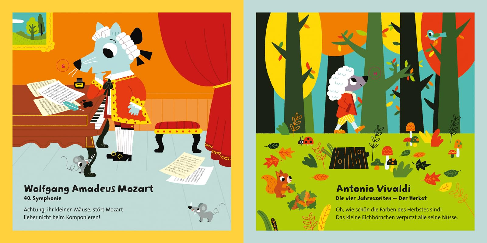 Hörst du Mozart, Bach und Beethoven? (Soundbuch): mit 12 Melodien der größten Komponisten │ besonderes Pappbilderbuch ab 1 Jahr (perfekt zur musikalischen Früherziehung)